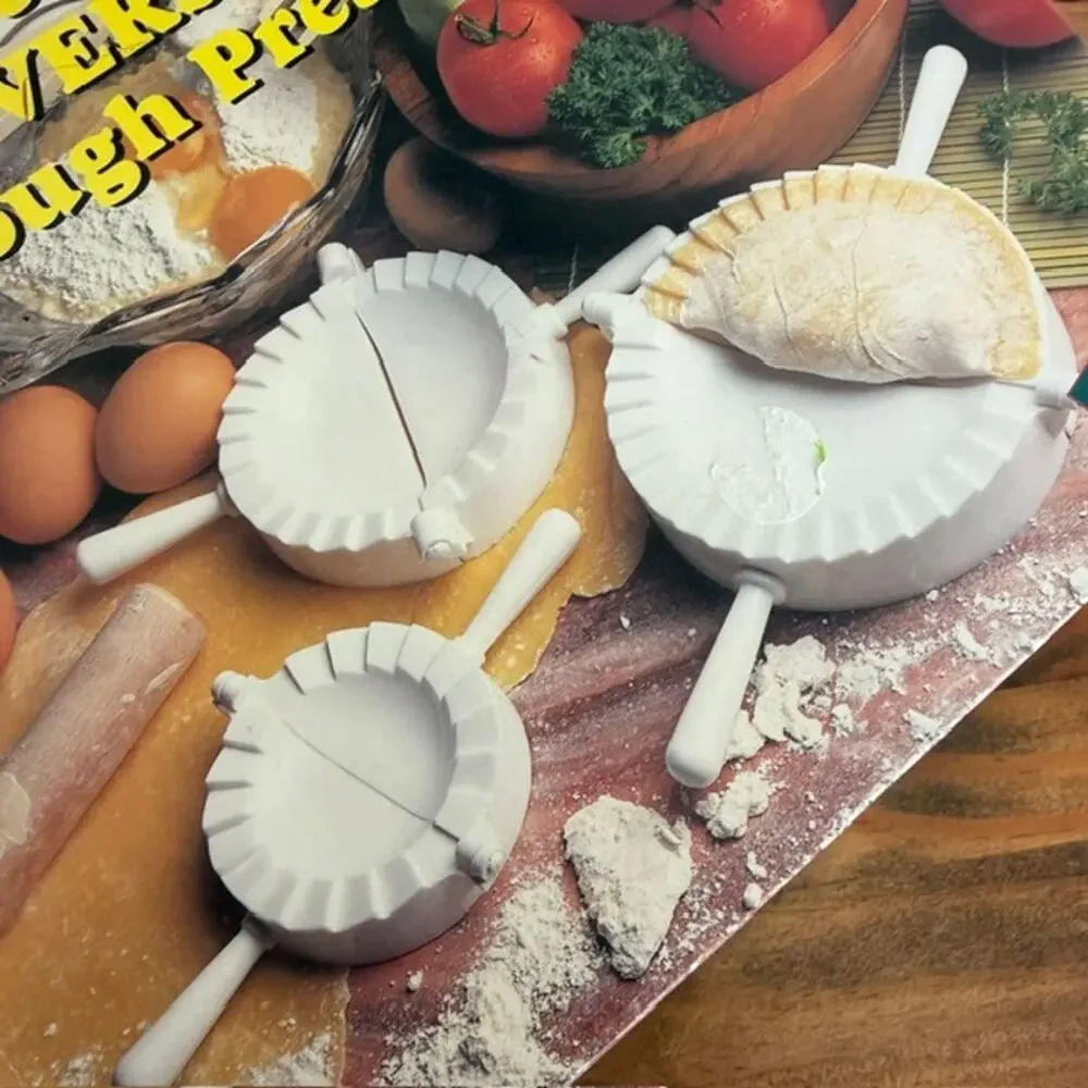Corning Revere Set of 3 Oversized Dough Presses - In Original Box - Vintage